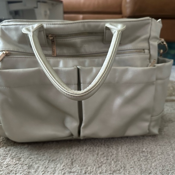 The Honest Company Champagne Diaper Baby Bag - Picture 1 of 10
